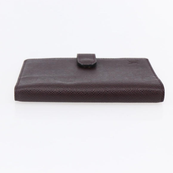 LOUIS VUITTON Taiga Leather Agenda MM Planner Cover Acajou R20416 Auth bs31257