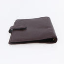 LOUIS VUITTON Taiga Leather Agenda MM Planner Cover Acajou R20416 Auth bs31257-5