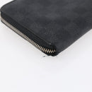 LOUIS VUITTON Damier Graphite Zippy Organizer Long Wallet N63077 LV Auth bs31258-16