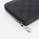 LOUIS VUITTON Damier Graphite Zippy Organizer Long Wallet N63077 LV Auth bs31258-14