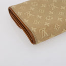 LOUIS VUITTON Monogram Mini Lin Porte Tresor Wallet Beige M92444 LV Auth bs31259-16