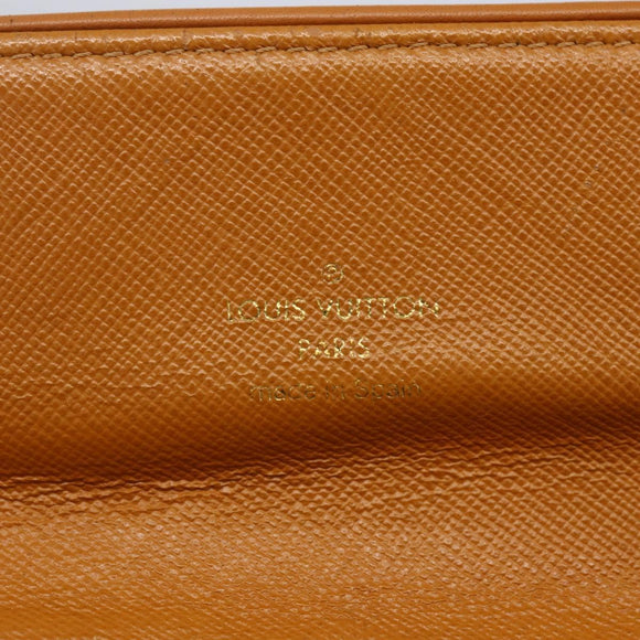 LOUIS VUITTON Monogram Mini Lin Porte Tresor Wallet Beige M92444 LV Auth bs31259