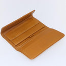 LOUIS VUITTON Monogram Mini Lin Porte Tresor Wallet Beige M92444 LV Auth bs31259-8