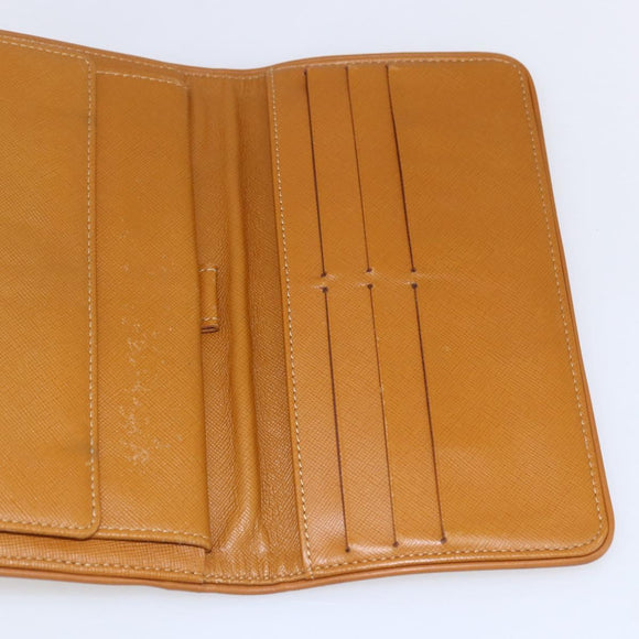 LOUIS VUITTON Monogram Mini Lin Porte Tresor Wallet Beige M92444 LV Auth bs31259
