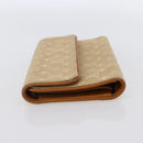 LOUIS VUITTON Monogram Mini Lin Porte Tresor Wallet Beige M92444 LV Auth bs31259-3