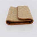 LOUIS VUITTON Monogram Mini Lin Porte Tresor Wallet Beige M92444 LV Auth bs31259-4