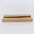 LOUIS VUITTON Monogram Mini Lin Porte Tresor Wallet Beige M92444 LV Auth bs31259-6