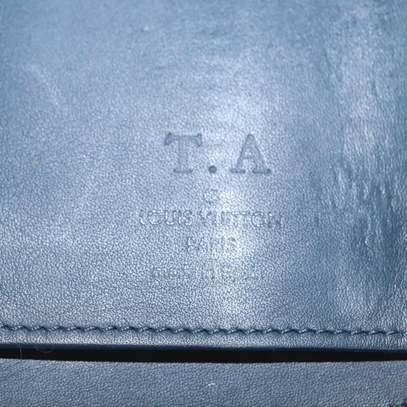 LOUIS VUITTON Damier Infini Zippy Wallet Vertical Black N63549 LV Auth bs31260