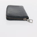 LOUIS VUITTON Damier Infini Zippy Wallet Vertical Black N63549 LV Auth bs31260-4