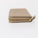 LOUIS VUITTON Monogram Empreinte Zippy Wallet Wallet Beige M61866 Auth bs31261-5