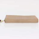 LOUIS VUITTON Monogram Empreinte Zippy Wallet Wallet Beige M61866 Auth bs31261-7