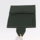 LOEWE Long Wallet Leather Green Auth bs31262-9