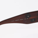 CHANEL Sunglasses plastic Brown CC Auth bs31264-11