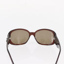 CHANEL Sunglasses plastic Brown CC Auth bs31264-3