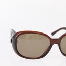 CHANEL Sunglasses plastic Brown CC Auth bs31264-4