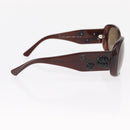 CHANEL Sunglasses plastic Brown CC Auth bs31264-6