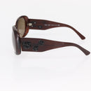 CHANEL Sunglasses plastic Brown CC Auth bs31264-8