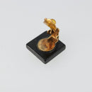 CHANEL Earring metal Black CC Auth bs31265-12