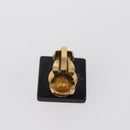 CHANEL Earring metal Black CC Auth bs31265-5