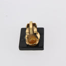 CHANEL Earring metal Black CC Auth bs31265-9