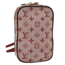 LOUIS VUITTON Monogram Mini Usu Digital Pouch Red M60001 LV Auth bs31267-1