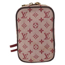 LOUIS VUITTON Monogram Mini Usu Digital Pouch Red M60001 LV Auth bs31267-2