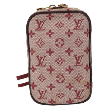 LOUIS VUITTON Monogram Mini Usu Digital Pouch Red M60001 LV Auth bs31267 - 0