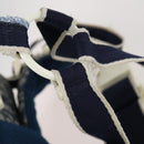 Christian Dior Trotter Canvas Backpack PVC Blue Silver Auth bs31270-10