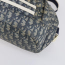 Christian Dior Trotter Canvas Backpack PVC Blue Silver Auth bs31270-15