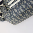 Christian Dior Trotter Canvas Backpack PVC Blue Silver Auth bs31270-16