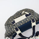 Christian Dior Trotter Canvas Backpack PVC Blue Silver Auth bs31270-6