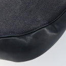 CELINE Shoulder Bag Canvas Leather Navy Gold Auth bs31271-9