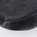 CELINE Shoulder Bag Canvas Leather Navy Gold Auth bs31271-14