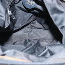 CELINE Shoulder Bag Canvas Leather Navy Gold Auth bs31271-11