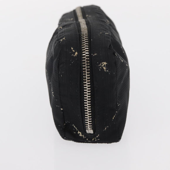 CHANEL New Travel Line Pouch Nylon 2 Set Pink Black CC Auth bs31272