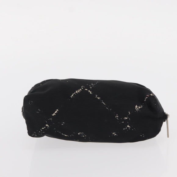 CHANEL New Travel Line Pouch Nylon 2 Set Pink Black CC Auth bs31272