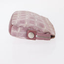 CHANEL New Travel Line Pouch Nylon 2 Set Pink Black CC Auth bs31272-4