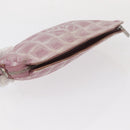 CHANEL New Travel Line Pouch Nylon 2 Set Pink Black CC Auth bs31272-5