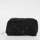 CHANEL New Travel Line Pouch Nylon 2 Set Pink Black CC Auth bs31272-9