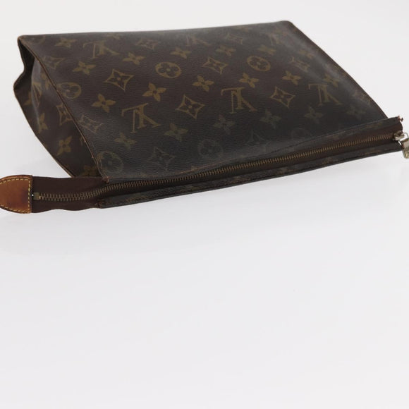 LOUIS VUITTON Monogram Clutch Bag 2 Set LV Auth bs31273