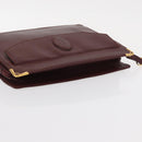 CARTIER Must Line Clutch Bag Leather 2 Set Bordeaux Auth bs31274-13