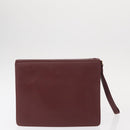 CARTIER Must Line Clutch Bag Leather 2 Set Bordeaux Auth bs31274-3