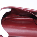 CARTIER Must Line Clutch Bag Leather 2 Set Bordeaux Auth bs31274-8