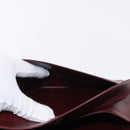 CARTIER Must Line Clutch Bag Leather 2 Set Bordeaux Auth bs31274-9