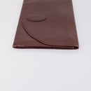 CARTIER Must Line Clutch Bag Leather 2 Set Bordeaux Auth bs31275-13