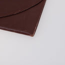 CARTIER Must Line Clutch Bag Leather 2 Set Bordeaux Auth bs31275-16