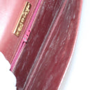 CARTIER Must Line Clutch Bag Leather 2 Set Bordeaux Auth bs31275-17