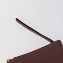 CARTIER Must Line Clutch Bag Leather 2 Set Bordeaux Auth bs31275-6