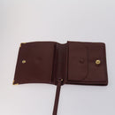 CARTIER Must Line Clutch Bag Leather 2 Set Bordeaux Auth bs31275-9