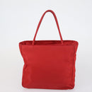 PRADA Shoulder Bag Nylon Enamel 3 Set Red Brown black Auth bs31276-10